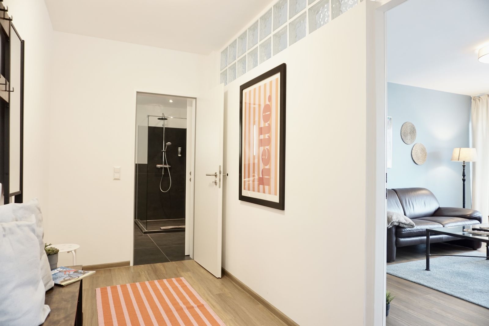 Flur der Ferienwohnung Schwarzbär
