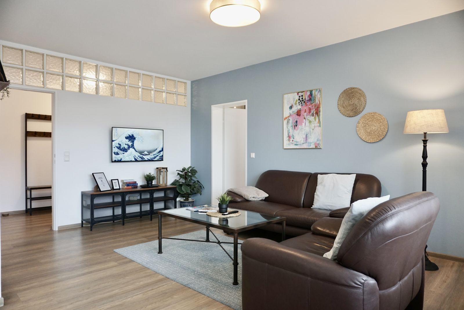 Wohnzimmer der Ferienwohnung Schwarzbär